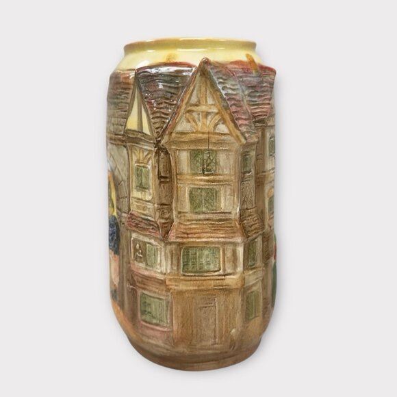 Royal Doulton‎ Dickens Ware Vase D5864 - Bill Sykes Made In England - Picture 3 of 8